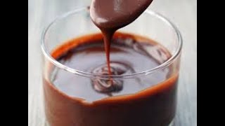 Chocolate syrup at home Chocolate syrup with coco powder Recipe Chocolate Ganache Easy food menu [upl. by Petulia]