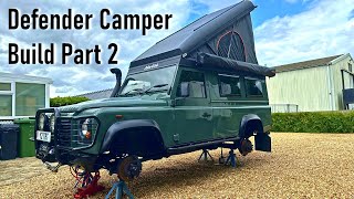 Land Rover Defender Camper Conversion Building Our Ultimate OffRoad OffGrid Overlander [upl. by Iliak]