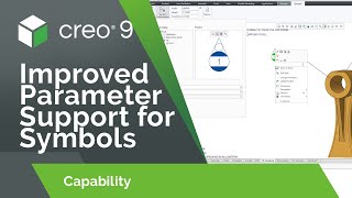 Improved Parameter Support for Symbols  Creo 9 [upl. by Ainel]