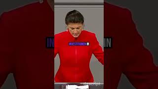 quotDeutschland braucht keinen Kriegshasardeur im Kanzleramtquot sagt Sahra Wagenknecht bsw [upl. by Treble]