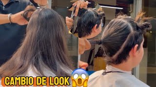 2 AÑOS sin cortes de cabello 😱 Estilo COREANO tutorial haircut estilo transformation [upl. by Nyrmac]