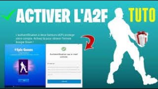 comment activer LA2F sur fortnite pc tuto [upl. by Michey975]