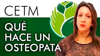 ¿La Osteopatia qué es ¿Qué hace un Osteópata  Programa de Formación Profesional en Osteopatía [upl. by Hussey120]