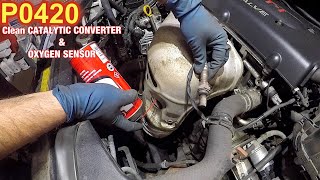 How to clean catalytic converter while on car customers request to spray down with cleaner [upl. by Anelyak]