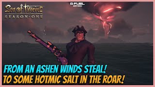 Yoinking an Ashen Winds amp farming some salt at Morrows Peak Rowboat Plays  Sea of Thieves [upl. by Llerdnam566]