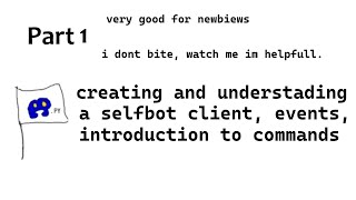 Creating a Discord Selfbotclient Bot with Python  Discordpy Tutorial Part 1 [upl. by Notxarb]