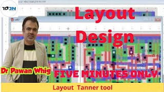 How to design a layout design rules in vlsi on Tanner [upl. by Tremaine]