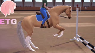 Competing in maiden tier tier 4 with Willow Equestrian the game ETG E 17 [upl. by Nagad]