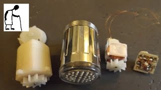 Lets disassemble an LED faucet light the wrong way [upl. by Ynnelg]