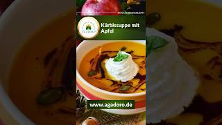 🍴 Kürbissuppe mit Apfel shorts [upl. by Worsham]