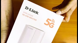 Dlink New 5G Router dwr2000M Review and Setup installation dlink dlinkrouter accesspoint 5g [upl. by Gesner]