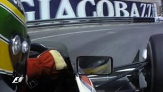 F1 Classic Onboard Senna On The Charge At The 1990 Monaco Grand Prix [upl. by Aneertak404]