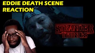 Stranger Things 4x09 Eddie death scene  REACTION [upl. by Grata]