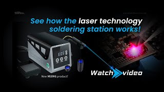 New Laser Technology Soldering Station MiJing WLS301 by MobileSentrix [upl. by Novled151]