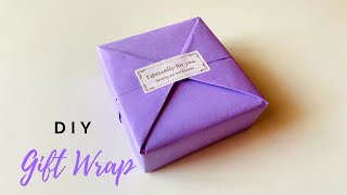 Easy Gift Wrapping for Square Box  Christmas Gift Wrapping Ideas  How to Wrap a Square Box [upl. by Naret]