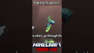 I Made Skyblock in Minecraft Hardcore 21 [upl. by Marduk]