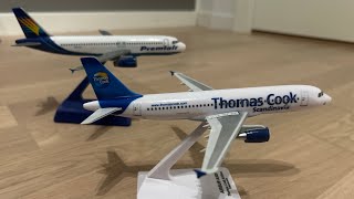 Model planes review 2x a320s thomas Cook and premiair MegaThelegoshow [upl. by Werner]