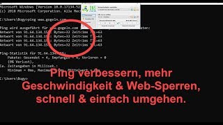 DNSServer ändern Ping verbessern mehr Geschwindigkeit amp Sperren umgehen [upl. by Manheim]