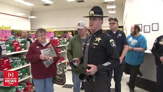 Cop hijacks intercom at local Kmart for unexpected announcement [upl. by Timothy869]