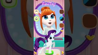 Rarity My little pony Costume And Makeover By My Talking Angela2 rarity mylittlepony angela2 [upl. by Annawd300]