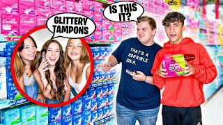 Asking My Boyfriend To Buy A FEMININE PRODUCT That Doesn’t Exist prank 😂😳I Symonne Harrison [upl. by Godart]