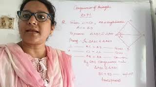 class 9th congruence of triangle Physics by Madam Ansari is live [upl. by Giuditta]