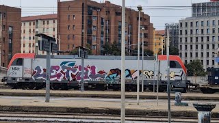 COMPILATION DI TRENI VORTICOSA IN STAZIONE A MILANO LAMBRATE CON MERCIITALO amp FRECCIAROSSA [upl. by Conover]