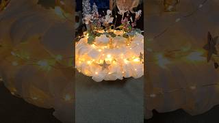 diezürcherin Adventskranz aus Frischhaltepapier floristik dekoration diy deutsch short [upl. by Garris]