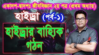 ২১হাইড্রার বাহ্যিক গঠন  Hydra  HSC প্রাণিবিজ্ঞান২য় অধ্যায় Biology 2nd Paper Chapter 2 P1 [upl. by Erdnoid]