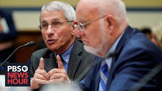 WATCH Fauci CDC director testify in Senate hearing on how to safely return to work and school [upl. by Eintirb]