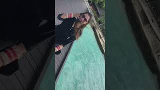 maldives 🇲🇻 honeymoon wedding Anikansha reels enjoy fun Love Maldives beach travel ❤️ [upl. by Iidnarb]