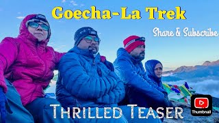 GoechaLa Trek  Summit Teaser 🔥🔥Oct24 II Kanchenjunga Base Camp Trekking [upl. by Warfourd]