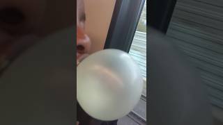 ASMRBUBBLEGUM BALLOONS 🎈👍bubblegum bubblegumblowing balloon [upl. by Haywood937]