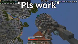 POV ur DEEZEE in Hive Skywars Minecraft bedrock [upl. by Cloris]