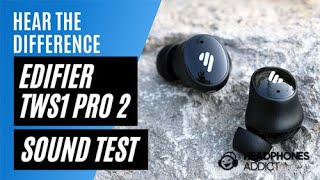 Edifier TWS1 Pro 2 Sound Quality Test  HeadphonesAddict [upl. by Chemash940]