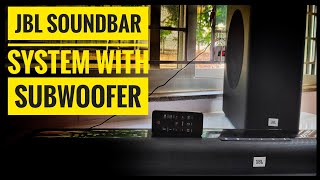 budget jbl sound bar with subwoofer  review of jbl cinema sb150  neginilayam [upl. by Higinbotham343]