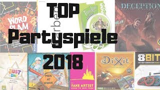 BESTEN PARTYSPIELE 2018  Brettspiel Geeks  Brettspiele [upl. by Preuss775]