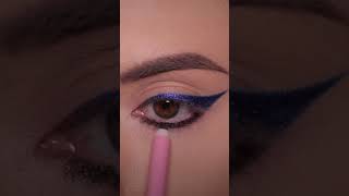 Blue wings eyeeyemakeup cosmetices shortvideo makeupartist makeup subscribe Amneet2019 [upl. by Eanwahs]