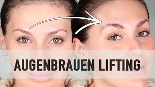 Augenbrauen Lifting  Schritt für Schritt Anleitung amp Styling [upl. by Ailama]