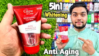 Glow And Clean Age Miracle Face Wash  Glow Clean Whitening Facewash [upl. by Eniamrej976]