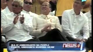 Ika27 anibersaryo ng EDSA People Power Revolution ginugunita ngayong araw [upl. by Ethbin]