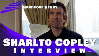 HARDCORE HENRY Sharlto Copley Interview [upl. by Enyamrahs572]