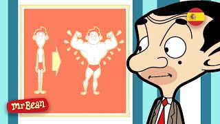 Bean musculoso  Episodios Completos de Mr Bean Animated  Viva Mr Bean [upl. by Reiche724]