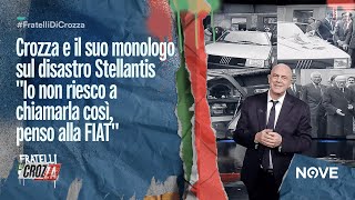 Crozza e il suo monologo sul disastro Stellantis quotIo non riesco a chiamarla così penso alla FIATquot [upl. by Llecrup]