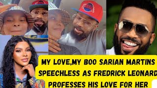 Watch Fredrick Leonard CONFESSES LOVE to his screen SWEETHEART Sarian Martin Left her BLUSHING [upl. by Tatianna]