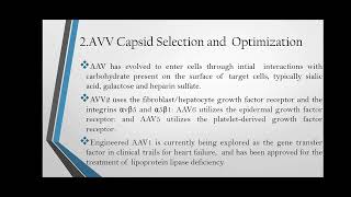 AdenoAssociated Virus AAV as a Vector for Gene Therapy  Mayuri Lohkare [upl. by Iolanthe]