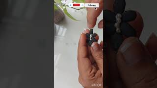 অদ্ভুত কানের দুল handcrafted earrings black ndecor NDecor [upl. by Zoe461]