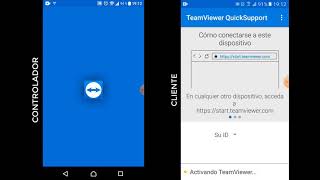 Acceso remoto desde un móvil Android a otro mediante TeamViewer [upl. by Mochun151]