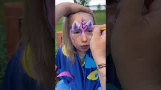 Unicorn facepainting facemakeup facepainting facepaint faceart unicorn unicornfacepaint short [upl. by Massie]