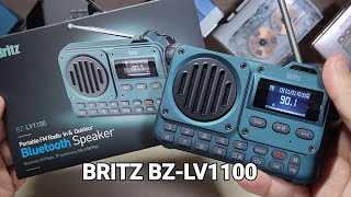 Britz BZLV1100 Bluetooth Speaker Radio [upl. by Aural]